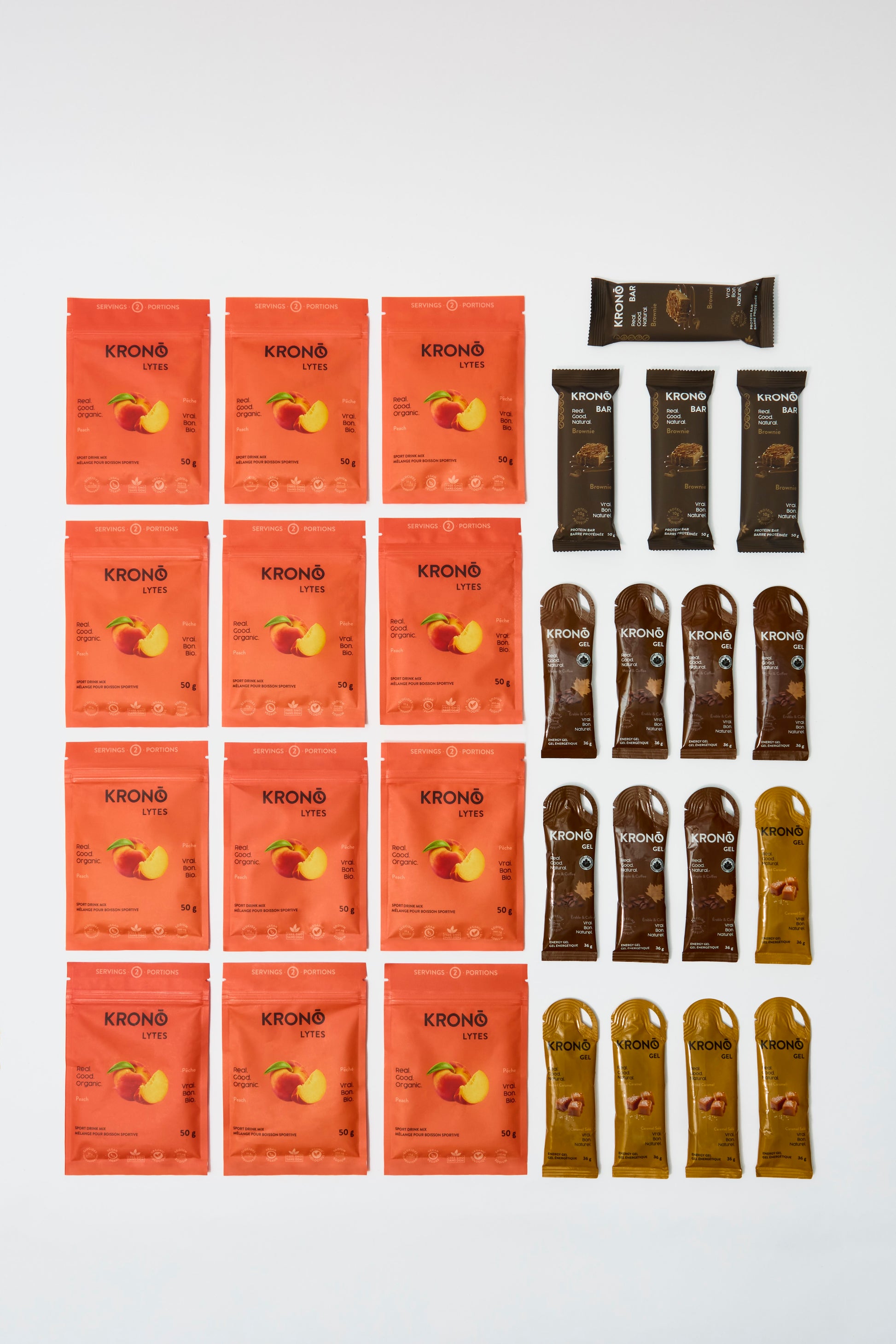Krono Nutrition: Peach and Maple Ironman Kit - Fuel Kit