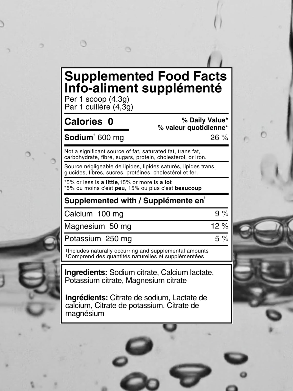Olway Hydration Electrolyte Mix Supplemented Food Facts for Neutral Flavour | Fuel Kit