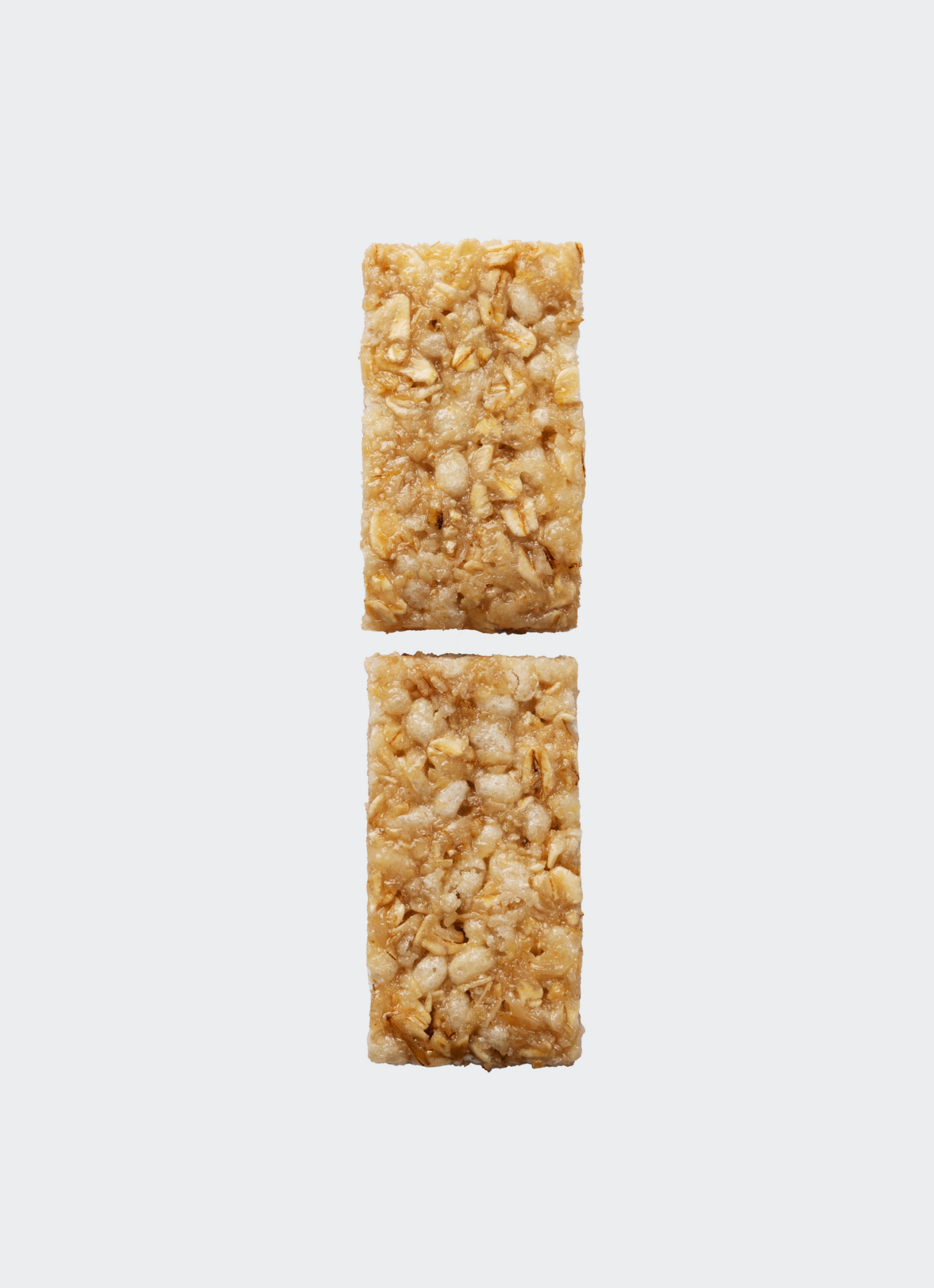 Maurten Solid Bar in two halves without packaging on a white background