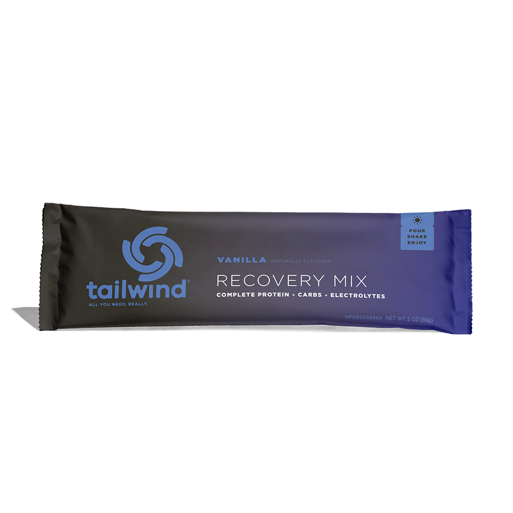 Tailwind Recovery Mix packaging on a white background