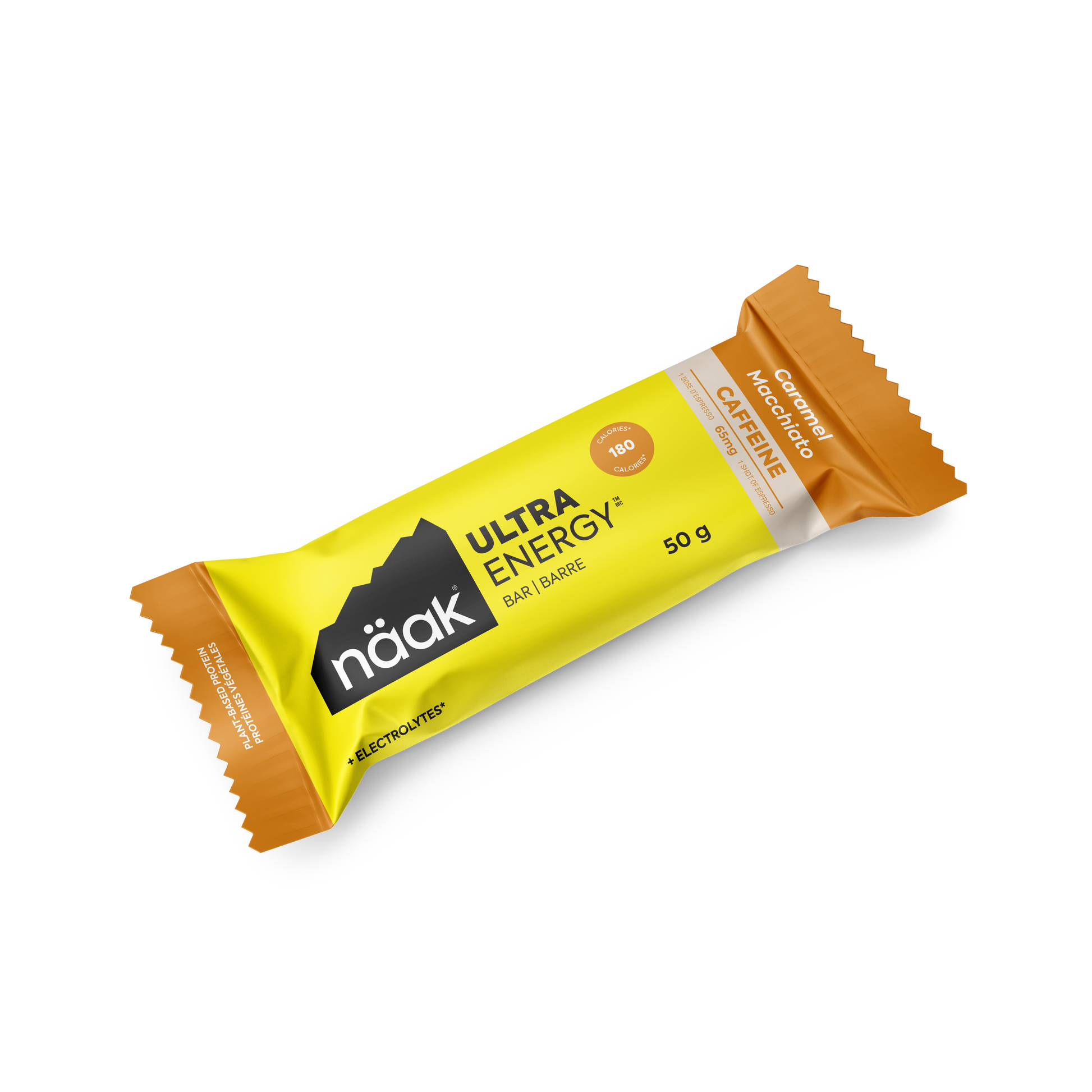 Näak Ultra Energy bar packaging on a white background available at Fuel Kit