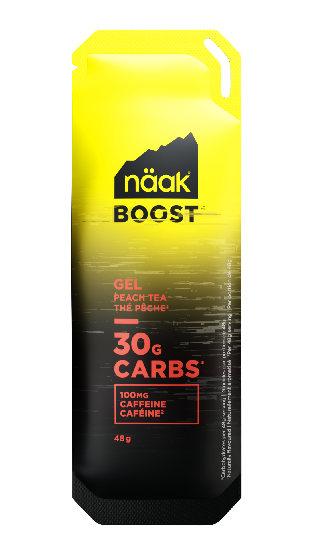 Näak Boost  Peach Tea gel packet available at Fuel Kit