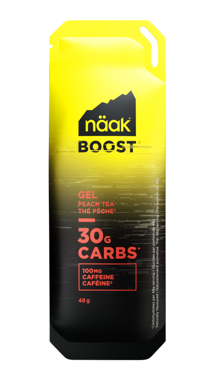 Näak Boost  Peach Tea gel packet available at Fuel Kit
