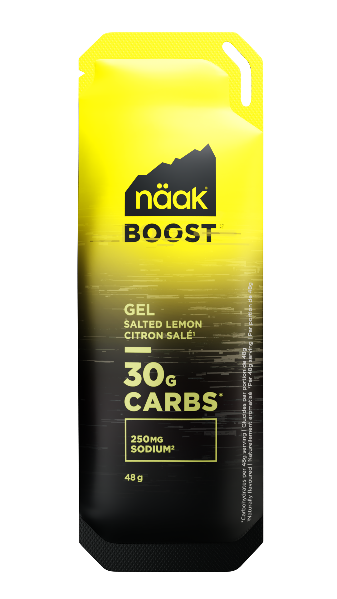 Näak Boost  Salted Lemon gel packet available at Fuel Kit