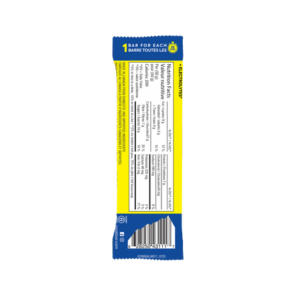 Näak Ultra Energy Peanut Butter Chocolate bar back of packaging available at Fuel Kit