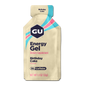 A packet of GU Energy Gel with Birthday Cake flavor, with a white background.