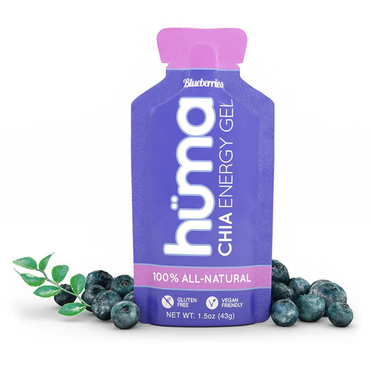 Huma Energy Gel: Blueberries- Caffeine-Free