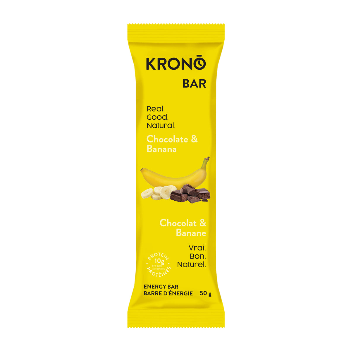 Krono Nutrition Protein Bar: Banana Chocolate - Fuel Kit