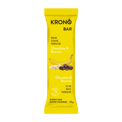 Krono Nutrition Protein Bar: Banana Chocolate - Fuel Kit
