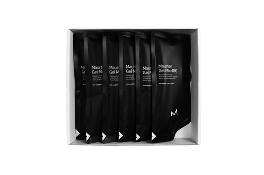 Maurten Gel Mix 480 box of 6 packets available at Fuel Kit