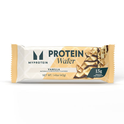 MyProtein Protein Wafer bar in Vanilla available at Fuel Kit