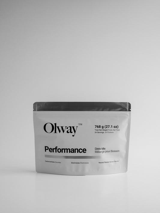 Olway Performance Drink Mix 768g bag – unflavoured sports drink powder for endurance energy and hydration