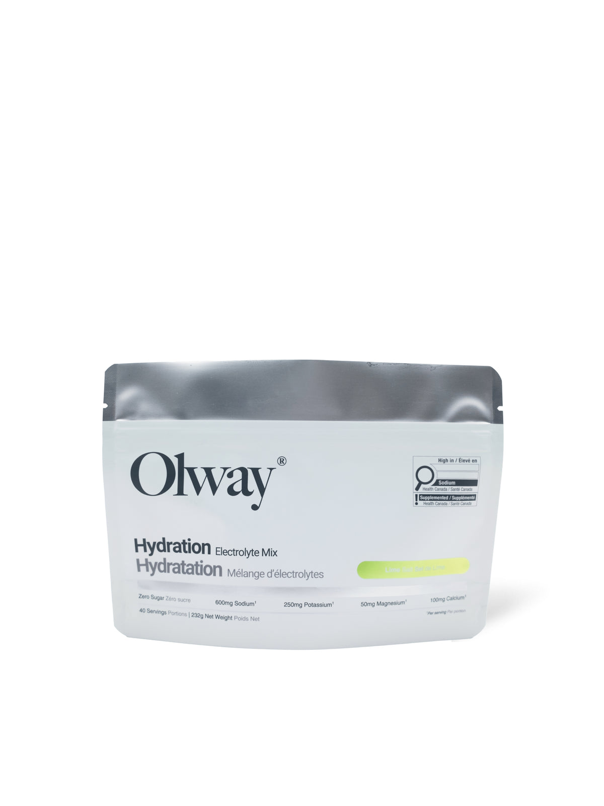 Olway Hydration Electrolyte Mix in 232 g bag Lime Salt flavour | Fuel Kit
