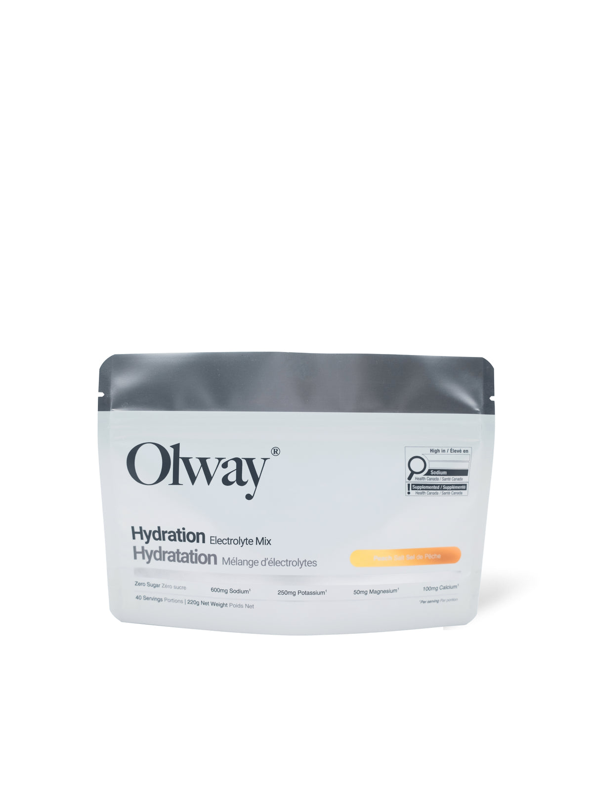 Olway Hydration Electrolyte Mix in 232 g bag Peach flavour | Fuel Kit