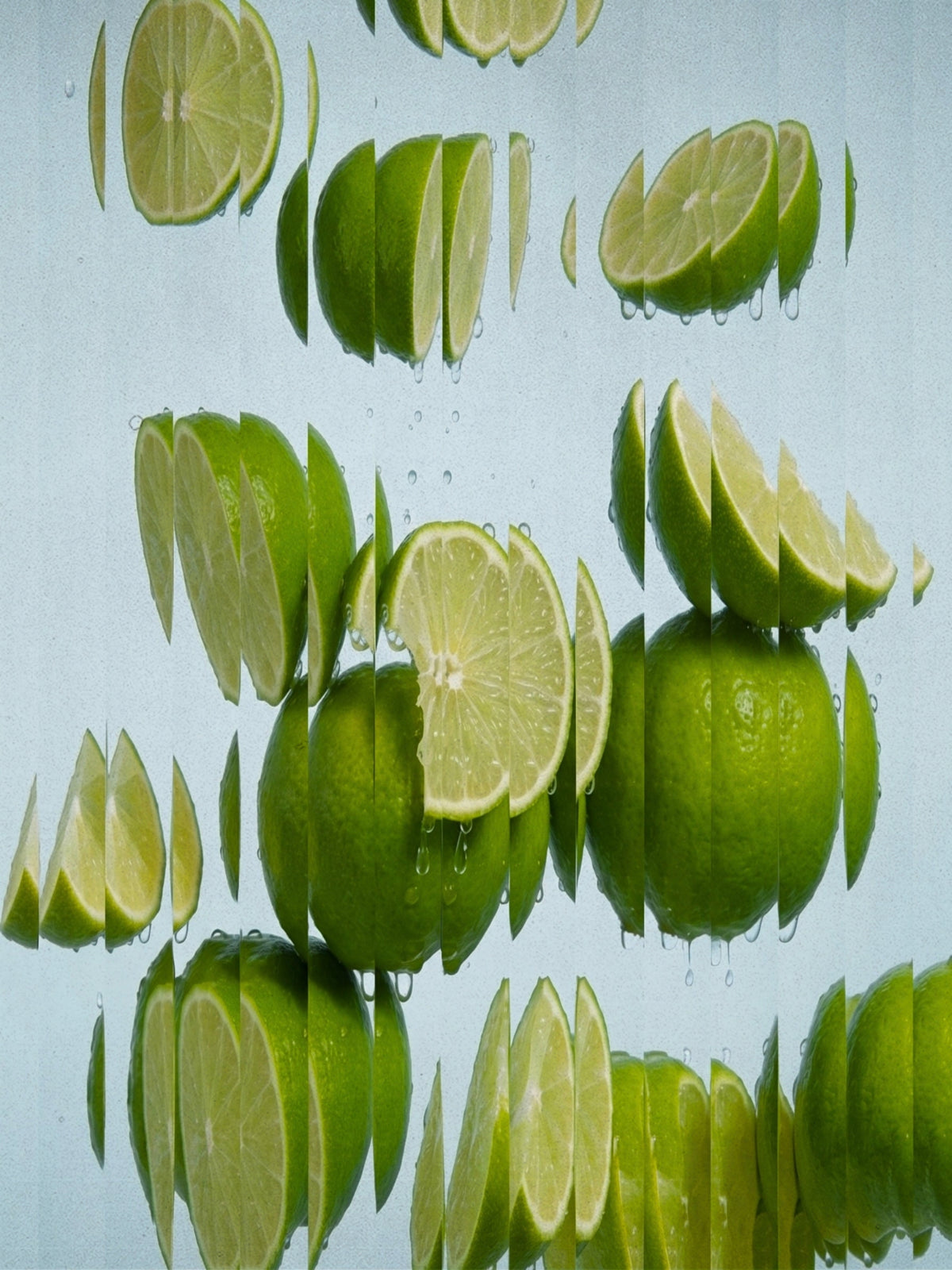 Distorted picture of limes showing Lime Salt flavour for Olway Electrolyte Mix | Fuel Kit