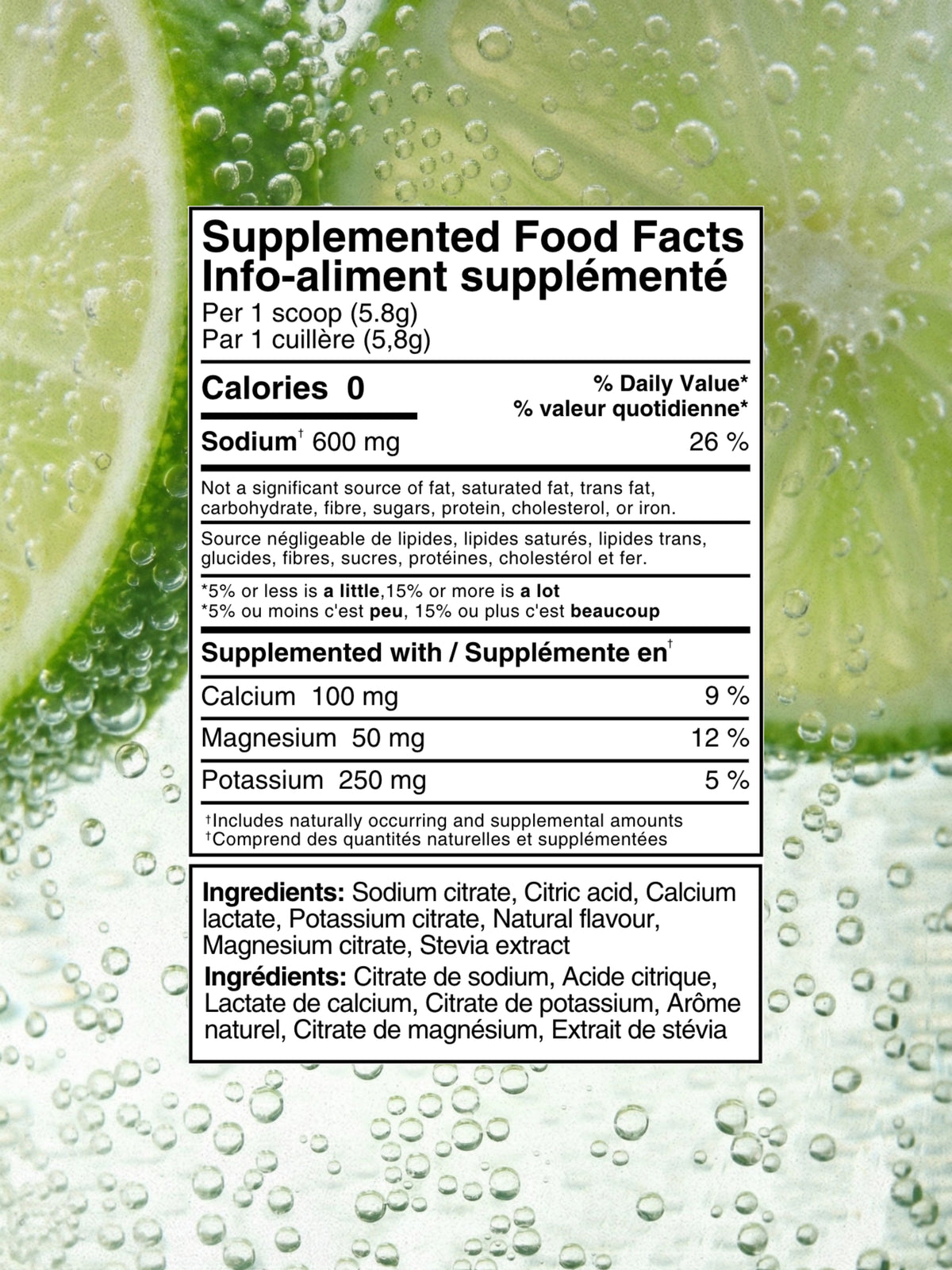 Olway Hydration Electrolyte Mix Supplemented Food Facts for Lime Salt Flavour | Fuel Kit