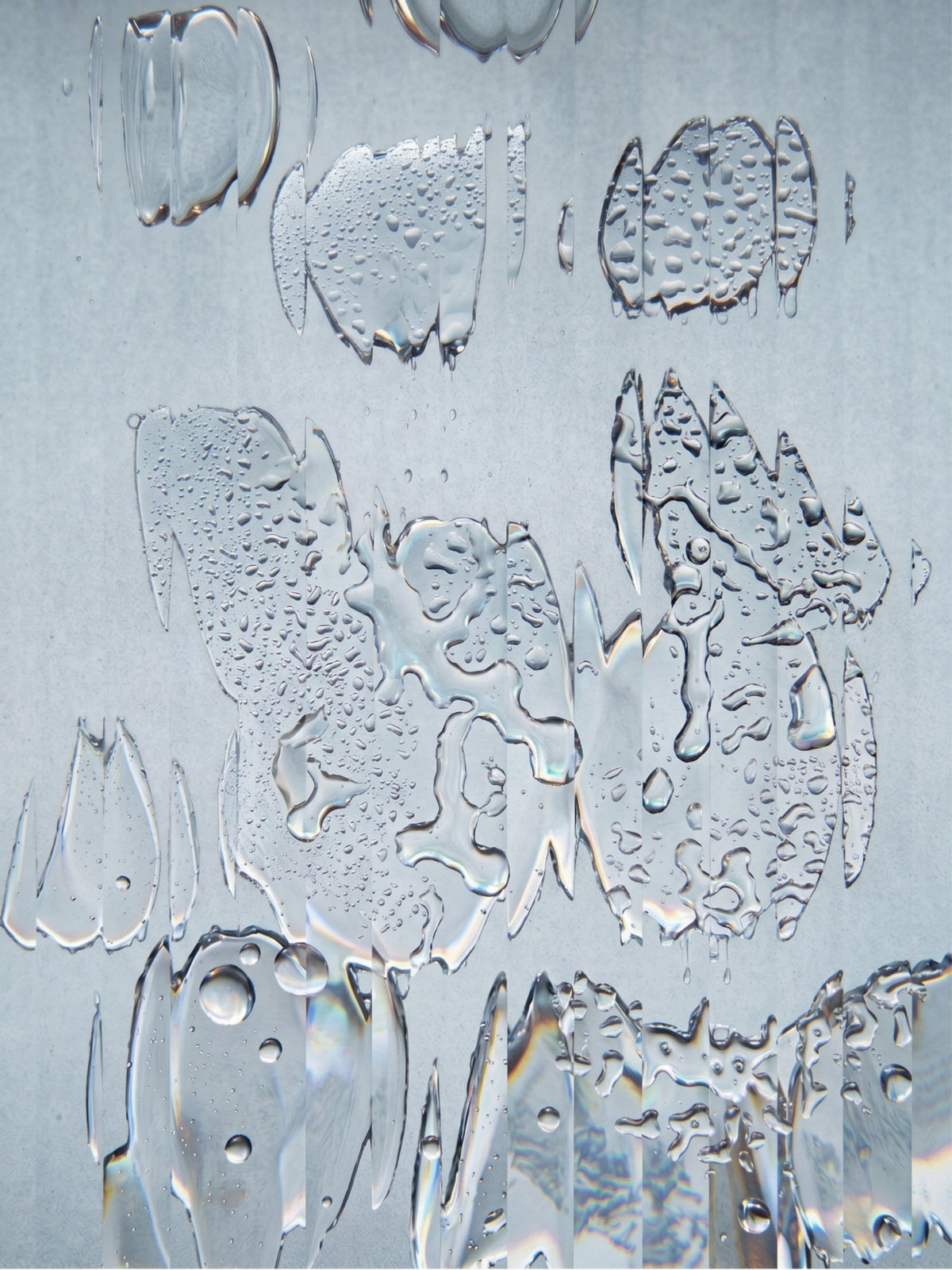Distorted picture of water on glass showing Neutral flavour for Olway Electrolyte Mix | Fuel Kit