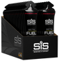 Display of Science in Sport Beta Fuel packets on a black stand.