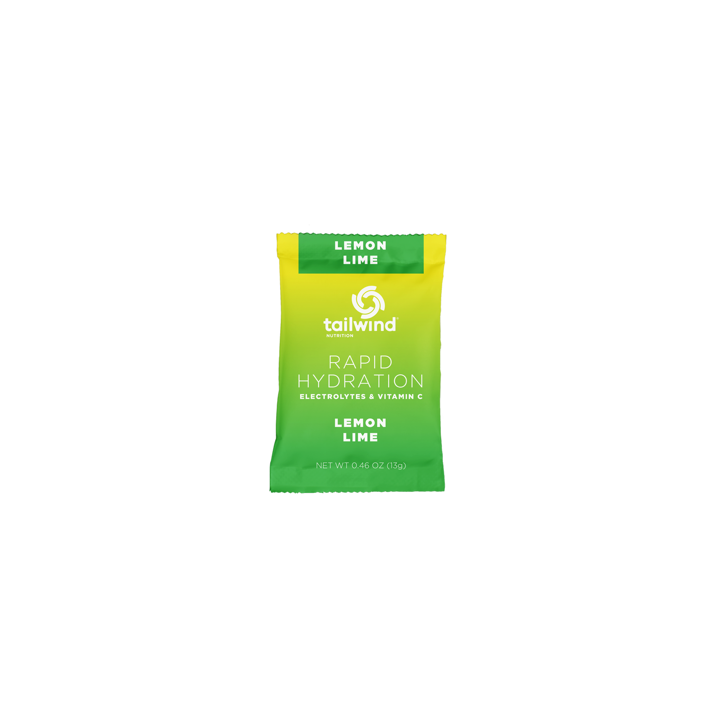 Tailwind Rapid Hydration: Single Serving, Lemon Lime, front of packet - Fuel Kit