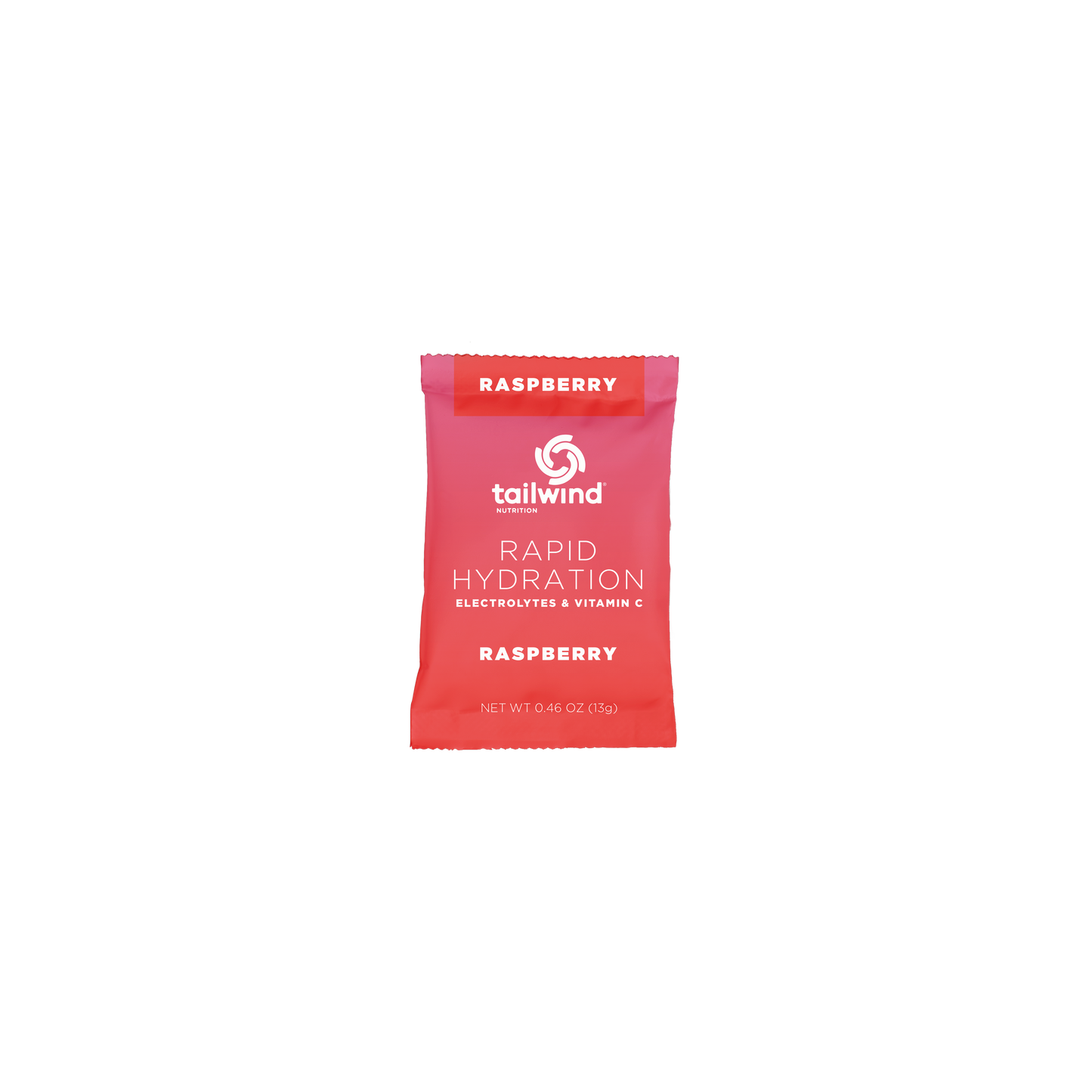 Tailwind Rapid Hydration: Single Serving, Raspberry, front of packet- Fuel Kit