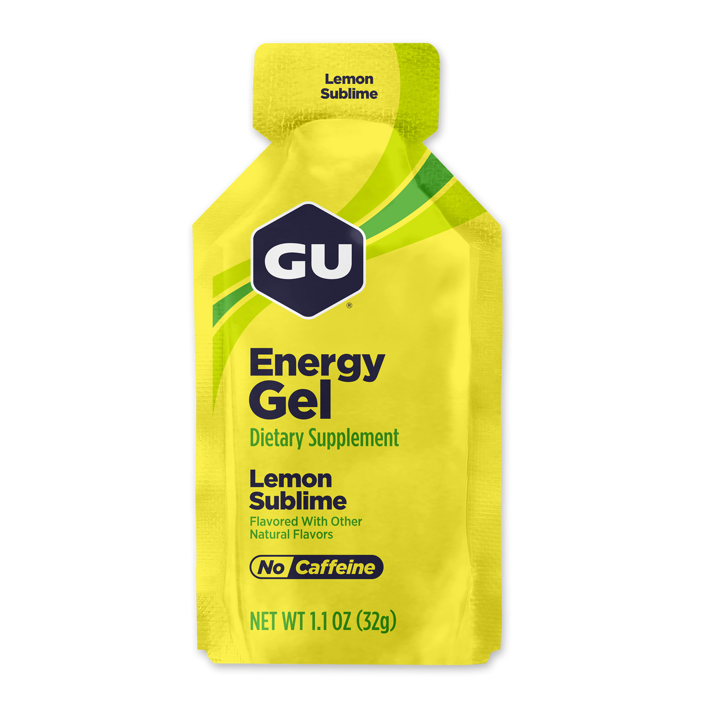 GU Energy Gel: Lemon Sublime- Caffeine-Free