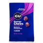 GU Energy Chews packaging for Blueberry Pomegranate flavor on a white background