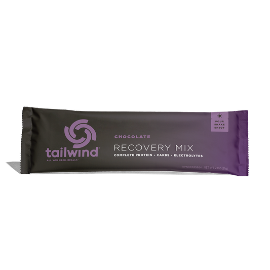 Tailwind Chocolate Recovery Mix packaging on a white background