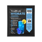 A single-serving packet of Thrive Hydrate Blue Raspberry electrolyte blend, shown on a clean white background | Fuel Kit