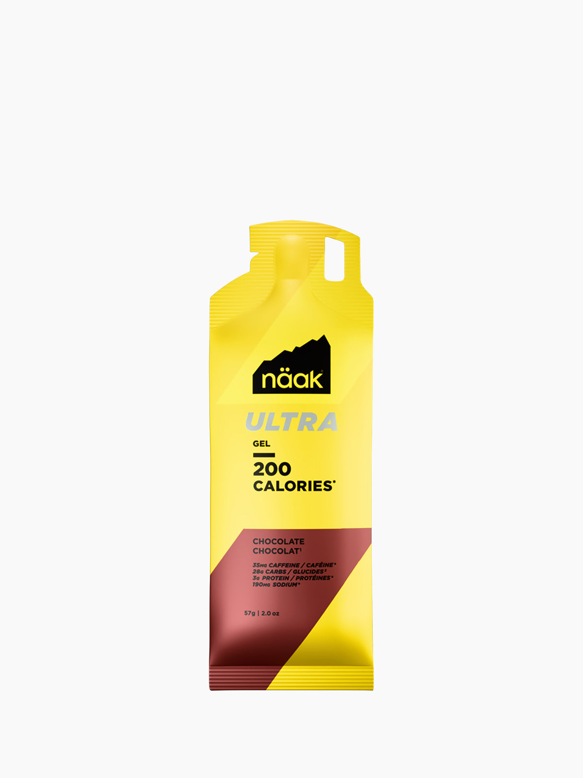 Naak Ultra Gel packet in Chocolate with caffeine | Fuel Kit