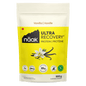 Näak Ultra Recovery Vanilla Protein package on a dark background