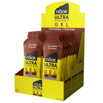 Box of Näak Ultra Energy Gel in Chocolate available at Fuel Kit
