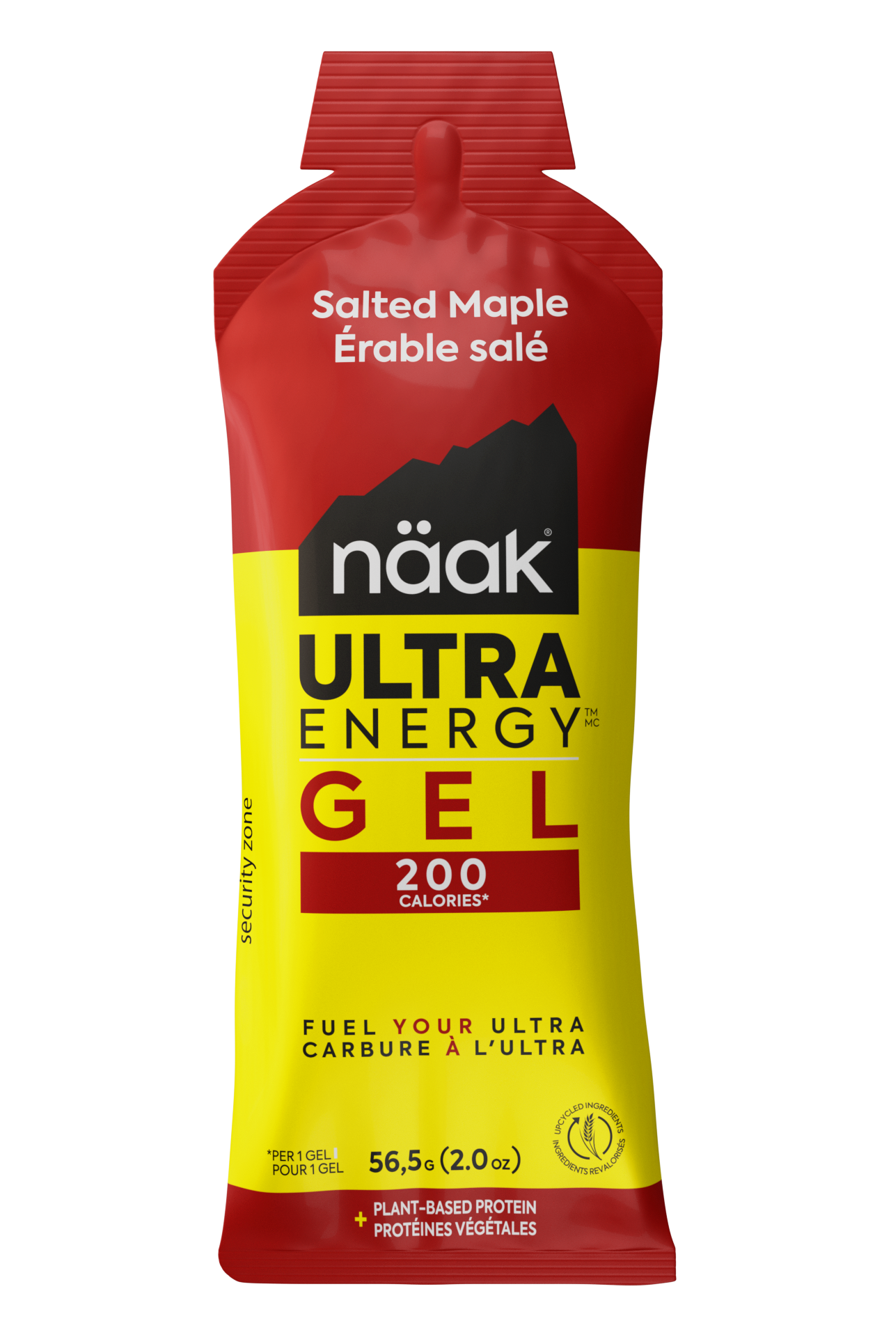 Näak Ultra Energy Gel front package in Salted Maple available at Fuel Kit